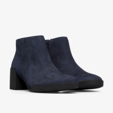 Camper Lotta Womens Ankle Boots US-99569 Dark Blue Online Clearance